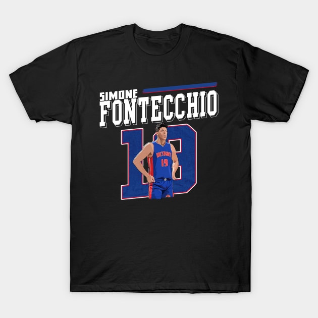 Simone Fontecchio T-Shirt by WYATB Art